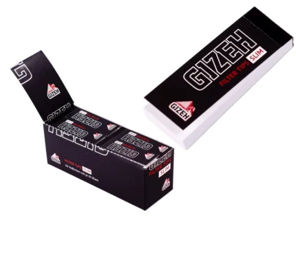 Gizeh Filtri di Carta Neri Slim – Filtro Black in Blocchetti