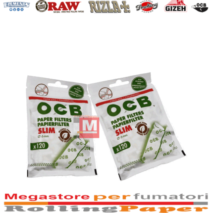 iltri OCB In Carta Paper 6mm – 10 Bustine da 150 Filtrini