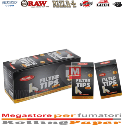 Filtri Atomic Slim 6mm – 20 Astucci da 150 Filtrini
