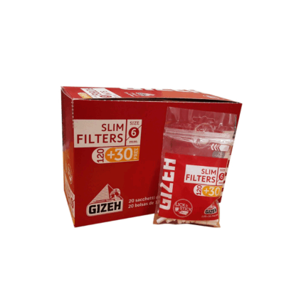 Gizeh Filtri 6mm Slim 120+30 – In Bustina da 150 Filtrini