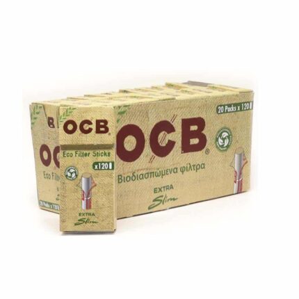 Filtri OCB ECO Ultra Extra Slim 5,7mm – 20 Scatole da 120 Filtrini