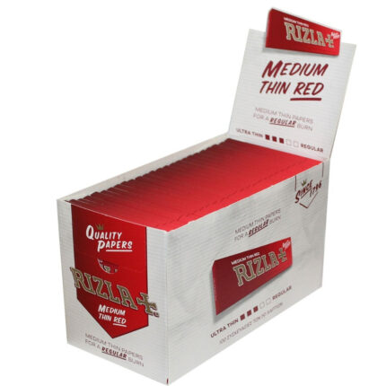 Cartine Rizla Red Rolling Papers 35x70mm 17.5 g/m2 100 Libretti