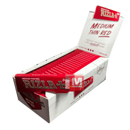 Cartine Rizla Red Rolling Papers 35x70mm 17.5 g/m2 50 Libretti