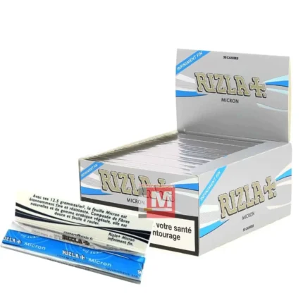 Cartine Rizla Micron King Size Slim 110mm 12.5 g/m2 Ultra Thin 50 Libretti