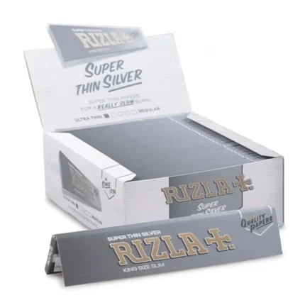Cartine Rizla Silver King Size Slim 110mm Ultra Thin 50 Libretti