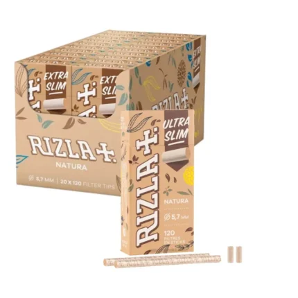 Filtri Rizla Natura Ultra Slim 5,7 mm 20 scatole da 120 filtrini originali