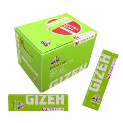 Cartine Gizeh Green Super Fine Extra Corte Regular 50 Libretti