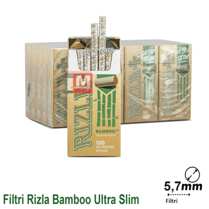 Rizla Bamboo Filtre Ultra Slim di 5,7 mm
