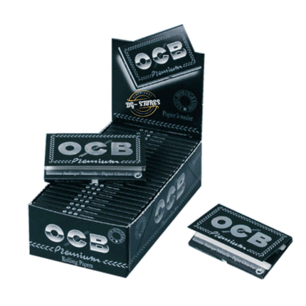 Cartine OCB Premium Nere Doppie 100 Fogli 69x36mm 25 Libretti