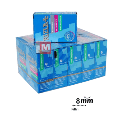 Filtri Rizla Regular 8mm – Spugna per Sigarette, 10 Scatolette da 100 Filtri