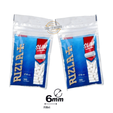Filtri Rizla Slim 6mm in Busta