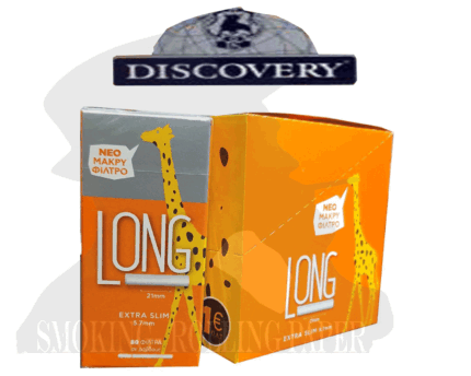 Filtri Discovery Slim 5.7mm Lunghi Pocket – 10 Confezioni da 80 Filtrini