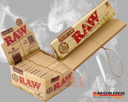 Cartine RAW Organic King Size Connoisseur con Filtri