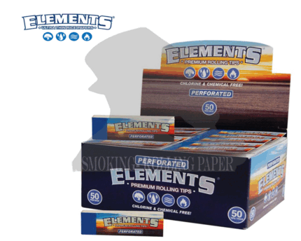 Filtri in Carta Elements Wide Rolling Tips Slim Perforated – 50 Blocchetti