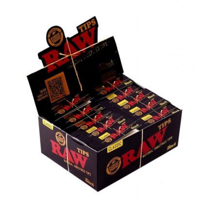 Filtri in Carta RAW Nero Slim Black Tips – 50 Blocchetti