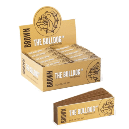The Bulldog Filter Tip Eco Brown