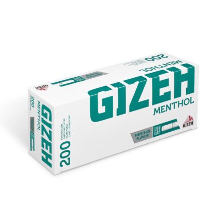 Gizeh Tubetti Mentolo King Size 200 tubi vuoti con filtro menthol