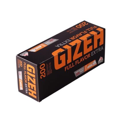 Gizeh Tubetti Full Flavor Extra King Size con Filtro Extra Long – Box da 200 Tubi Vuoti per Sigarette