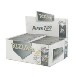 Rizla Silver Paper Tips – Filtri in Carta 50 Libretti Regular,