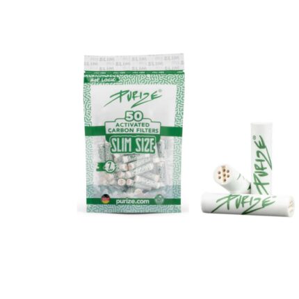 Purize Filtri Extra Slim 7mm ai Carboni Attivi White 50 Pezzi Originali