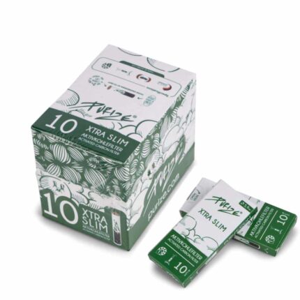 Purize Filtri Extra Slim 6mm x 27mm ai Carboni Attivi White 20x10 Pack Originali