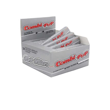 POP Filters Combi Pop Silver Line King Size Slim Filtri in Carta Box Originale