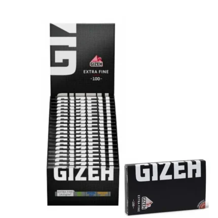 Cartine Gizeh Black corte doppie 20 libretti extra sottili originali